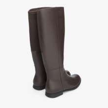 Camper Dark Brown Boots Womens - Mil Online Ireland | QUXZS0749